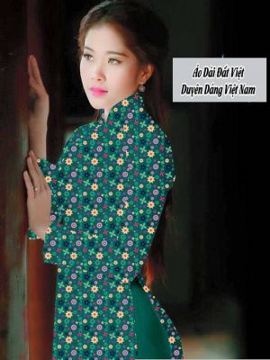 Vải áo dài hoa nhí mới ra AD T7564 35 1591674403 891 vai ao dai vai ao dai dep ad