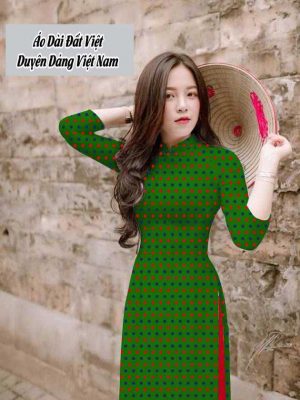 Vải áo dài chấm bi kiểu mới AD T7552 27 1591674641 623 vai ao dai vai ao dai dep ad