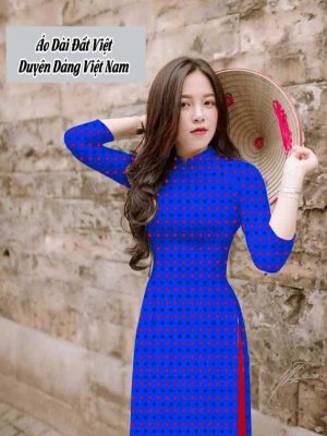 Vải áo dài chấm bi kiểu mới AD T7552 24 1591674641 925 vai ao dai vai ao dai dep ad
