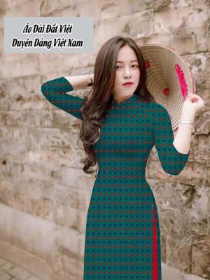 Vải áo dài chấm bi kiểu mới AD T7552 25 1591674641 965 vai ao dai vai ao dai dep ad