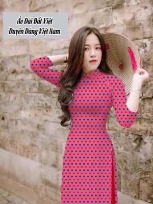 Vải áo dài chấm bi kiểu mới AD T7552 29 1591674643 666 vai ao dai vai ao dai dep ad