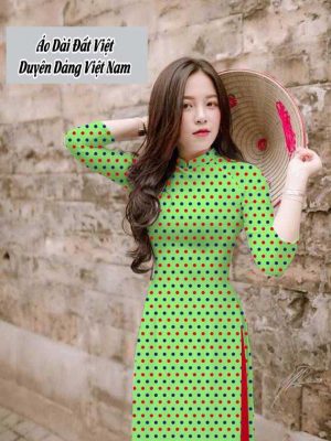 Vải áo dài chấm bi kiểu mới AD T7552 31 1591674643 839 vai ao dai vai ao dai dep ad