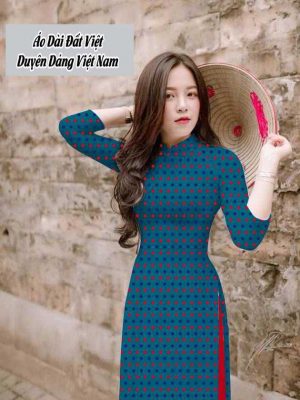 Vải áo dài chấm bi kiểu mới AD T7552 32 1591674644 947 vai ao dai vai ao dai dep ad