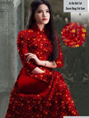 Vải áo dài hoa đều kiểu mới AD H10647 23 1591762225 442 vai ao dai vai ao dai dep ad