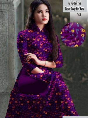 Vải áo dài hoa đều kiểu mới AD H10647 24 1591762225 684 vai ao dai vai ao dai dep ad