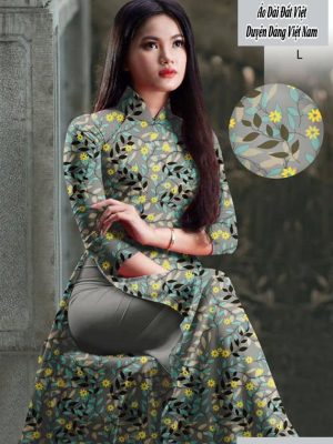 Vải áo dài hoa đều kiểu mới AD H10647 28 1591762226 460 vai ao dai vai ao dai dep ad