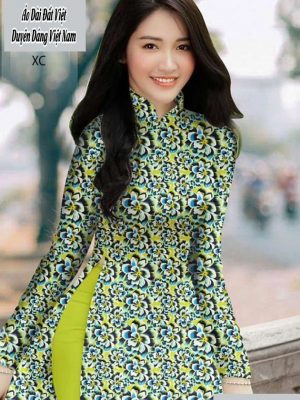 Vải áo dài hoa đều mới ra AD H10579 22 1591762343 50 vai ao dai vai ao dai dep ad