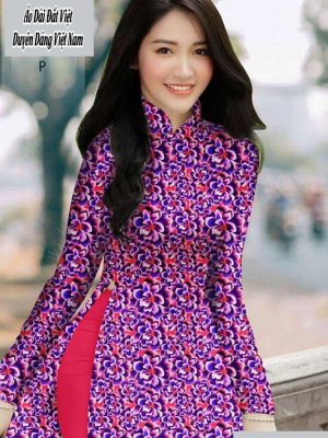 Vải áo dài hoa đều mới ra AD H10579 30 1591762345 501 vai ao dai vai ao dai dep ad