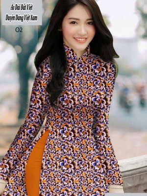 Vải áo dài hoa đều mới ra AD H10579 35 1591762346 895 vai ao dai vai ao dai dep ad