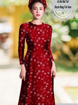 Vải áo dài hoa văn LV thiết kế 2020 AD H10626 24 1591762581 243 vai ao dai vai ao dai dep ad