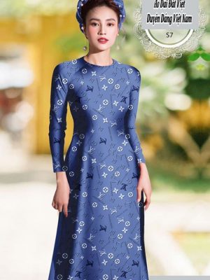 Vải áo dài hoa văn LV thiết kế 2020 AD H10626 28 1591762582 145 vai ao dai vai ao dai dep ad