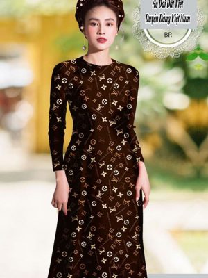 Vải áo dài hoa văn LV thiết kế 2020 AD H10626 30 1591762582 716 vai ao dai vai ao dai dep ad