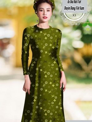 Vải áo dài hoa văn LV thiết kế 2020 AD H10626 36 1591762583 39 vai ao dai vai ao dai dep ad