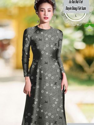 Vải áo dài hoa văn LV thiết kế 2020 AD H10626 33 1591762583 607 vai ao dai vai ao dai dep ad