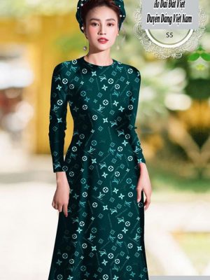 Vải áo dài hoa văn LV thiết kế 2020 AD H10626 35 1591762583 895 vai ao dai vai ao dai dep ad