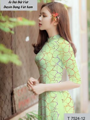 Vải áo dài hình lá mới ra AD T7524 36 1591762827 914 vai ao dai vai ao dai dep ad