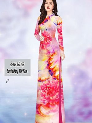 Vải áo dài hoa cúc đại đóa thiết kế 2020 AD H14547 24 1591763542 370 vai ao dai vai ao dai dep ad