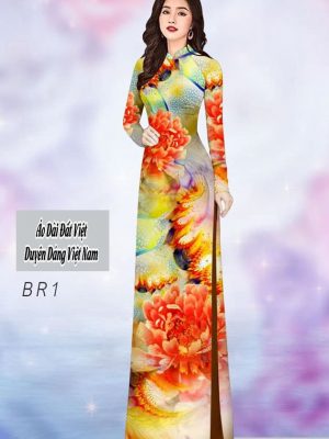 Vải áo dài hoa cúc đại đóa thiết kế 2020 AD H14547 25 1591763542 913 vai ao dai vai ao dai dep ad