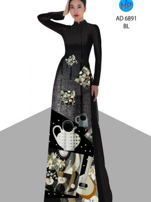 Vải áo dài hoa in 3D mới ra AD 6891 36 vai ao dai 3d dep da dang 078263