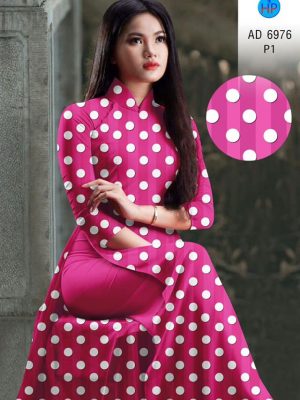 vai ao dai cham bi va soc da dang 109345