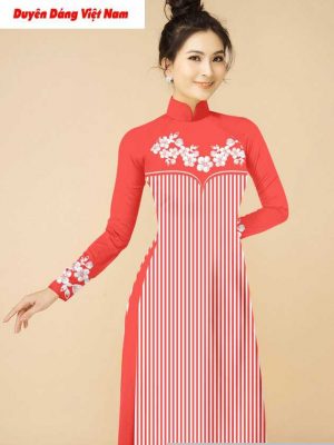 Vải áo dài hoa văn độc đáo thiết kế 2020 AD T7204 31 vai ao dai doc dao 10