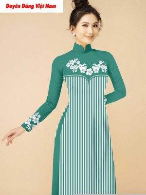 Vải áo dài hoa văn độc đáo thiết kế 2020 AD T7204 25 vai ao dai doc dao 16