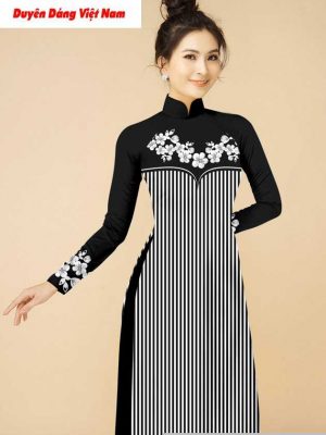 Vải áo dài hoa văn độc đáo thiết kế 2020 AD T7204 23 vai ao dai doc dao 18