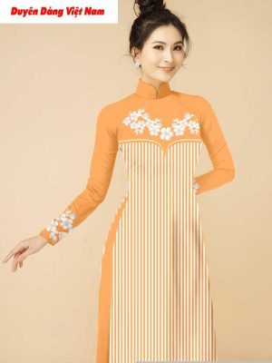 Vải áo dài hoa văn độc đáo thiết kế 2020 AD T7204 37 vai ao dai doc dao 4