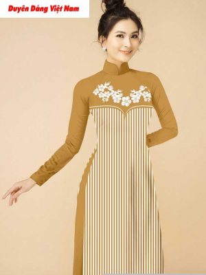 Vải áo dài hoa văn độc đáo thiết kế 2020 AD T7204 36 vai ao dai doc dao 5