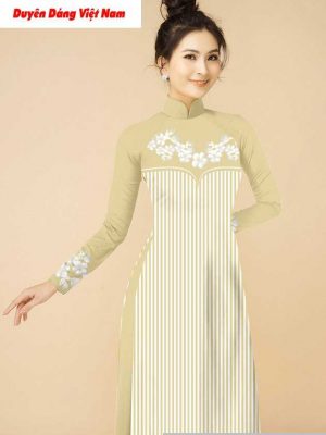 Vải áo dài hoa văn độc đáo thiết kế 2020 AD T7204 35 vai ao dai doc dao 6