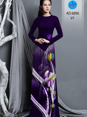vai ao dai hinh hoa 3d phong cach 143827