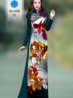 Vải áo dài hoa văn thiết kế 2020 AD 6908 36 vai ao dai hoa 3d gia tot 148145