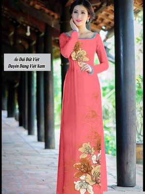 Vải áo dài hoa 3D mới ra AD T5260 17 vai ao dai hoa 3d nam nay 811297