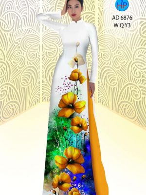 vai ao dai hoa 3d phong cach 0712