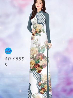 Vải áo dài hoa in 3D mới ra AD 9556 30 vai ao dai hoa 3d rat dep 1546138
