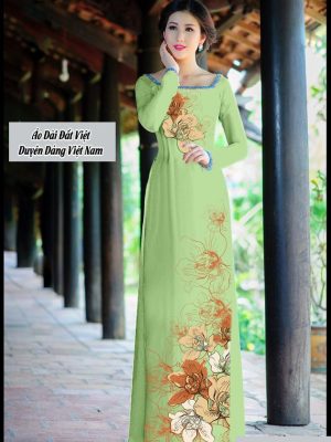 Vải áo dài hoa 3D mới ra AD T5260 15 vai ao dai hoa 3d rat dep 1811144