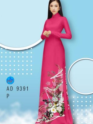 vai ao dai hoa cuc long lanh 130101