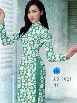 vai ao dai hoa cuc nhi co truyen cuc dep 20414
