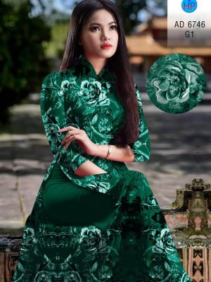 Vải áo dài hoa đều thiết kế 2020 AD 6746 27 vai ao dai hoa deu chat luong 328240