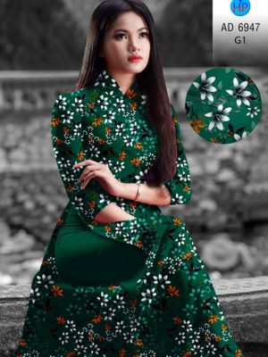 Vải áo dài hoa đều kiểu mới AD 6947 22 vai ao dai hoa deu cuc hot 188844