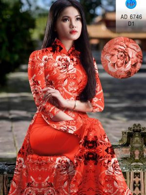 Vải áo dài hoa đều thiết kế 2020 AD 6746 30 vai ao dai hoa deu dam tham 328174