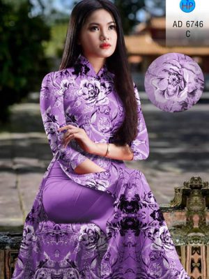 Vải áo dài hoa đều thiết kế 2020 AD 6746 33 vai ao dai hoa deu dang hot 112839