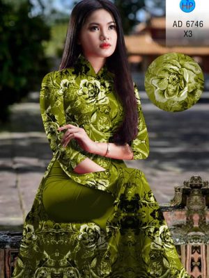 Vải áo dài hoa đều thiết kế 2020 AD 6746 34 vai ao dai hoa deu dang hot 1828130