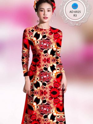 Vải áo dài hoa đều thiết kế 2020 AD 6925 27 vai ao dai hoa deu dep 050241