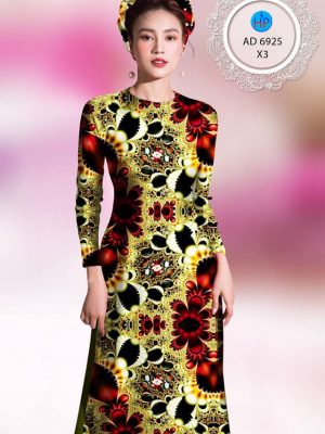 Vải áo dài hoa đều thiết kế 2020 AD 6925 30 vai ao dai hoa deu dep 750126