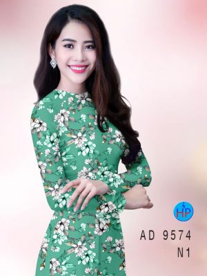 Vải áo dài hoa đều thiết kế 2020 AD 9574 33 vai ao dai hoa deu dep 817127