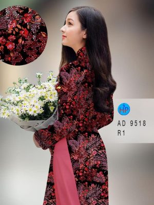 Vải áo dài hoa đều thiết kế 2020 AD 9518 33 vai ao dai hoa deu dep 918155