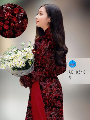 Vải áo dài hoa đều thiết kế 2020 AD 9518 36 vai ao dai hoa deu doc dao 1518256