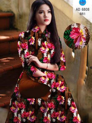 Vải áo dài hoa đều thiết kế 2020 AD 6808 31 vai ao dai hoa deu doc dao 1620274