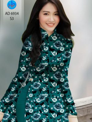 Vải áo dài hoa hồng đều thiết kế 2020 AD 6934 23 vai ao dai hoa deu duoc tim nhieu 569126
